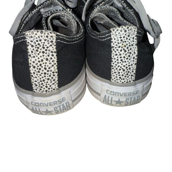Converse Women’s Chuck Taylor All Star Double Tongue Black White Sneakers SZ 8 - Picture 4 of 9